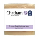Chatham Natural Skin Care Eczema Relief Oatmeal Soap, Soothing oatmeal bath, treatment for eczema rosacea, psoriasis
