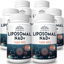 1600 mg Suplemento Liposomal NAD, 98% Suplemento puro NAD+, Absorción Superior, Alternativa a Nicotinamide Riboside o NADH para Boost NAD+ for Aging Defense, Energy, Longevity, 360 Softgels