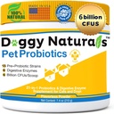 Probiotics for Dogs and Cats - Max-Strength with15 Strains Pre &Probiotics Digestive Health, Increase & Maintain Proper Gut Flora(Made in USA) 7.4 Oz (6 Billion CFU Per Scoop)