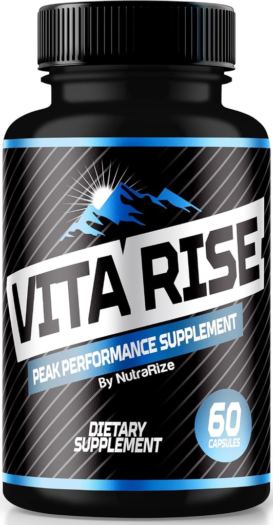 Vita Rise Pills for Men, Oficial Vita Rise Peak Performance Supplement, All Natural Male Capsules for General Health and Wellness Support, Vita Rise Pro Tablets, VitaRise (60 Capsules)