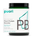 Puori Vegan Protein Powder, Unflavored - Plant-Based Protein Powder with Pea Protein, Algae Calcium - Workout Supplement for Sustained Energy, Bone Health, Muscle Recovery & Growth - 25 Servings