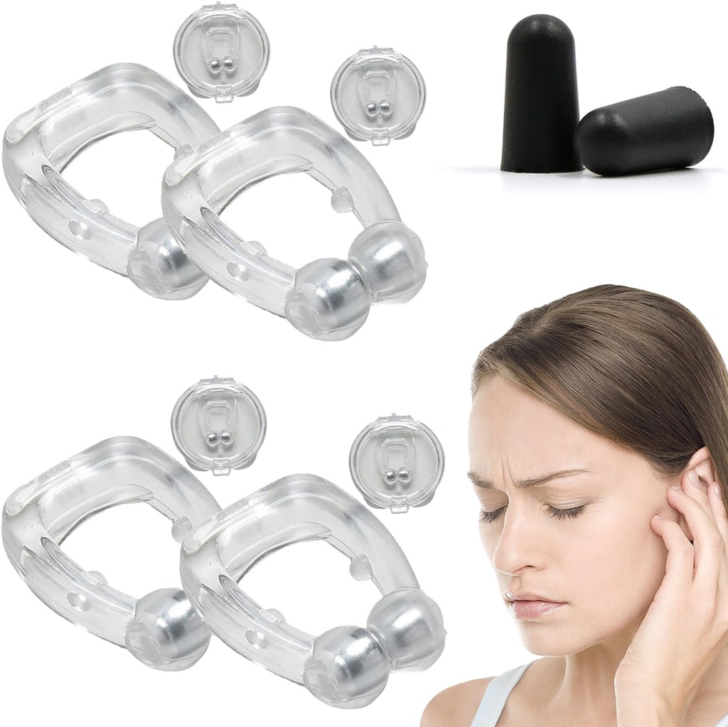 Tinnitus Relief for Ringing Ears, Acupeace Tinnitus Relief Device, Acupeace Anti Tinnitus Relief Ear Clip, Device for Stop Ear Ringing (2Pairs)