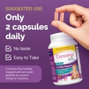 CONCEIVE PLUS Fertility Supplements for Women & Men | 30-Day Supply Fertility Support Bundle | Premium Fertility Vitamins for Male and Female Conception | 2 x 60 Soft Capsules