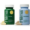 Hilma Natural Tensión Headache Relief + Suplemento de Apoyo al sueño, 50 cápsulas Vegan en cada botella