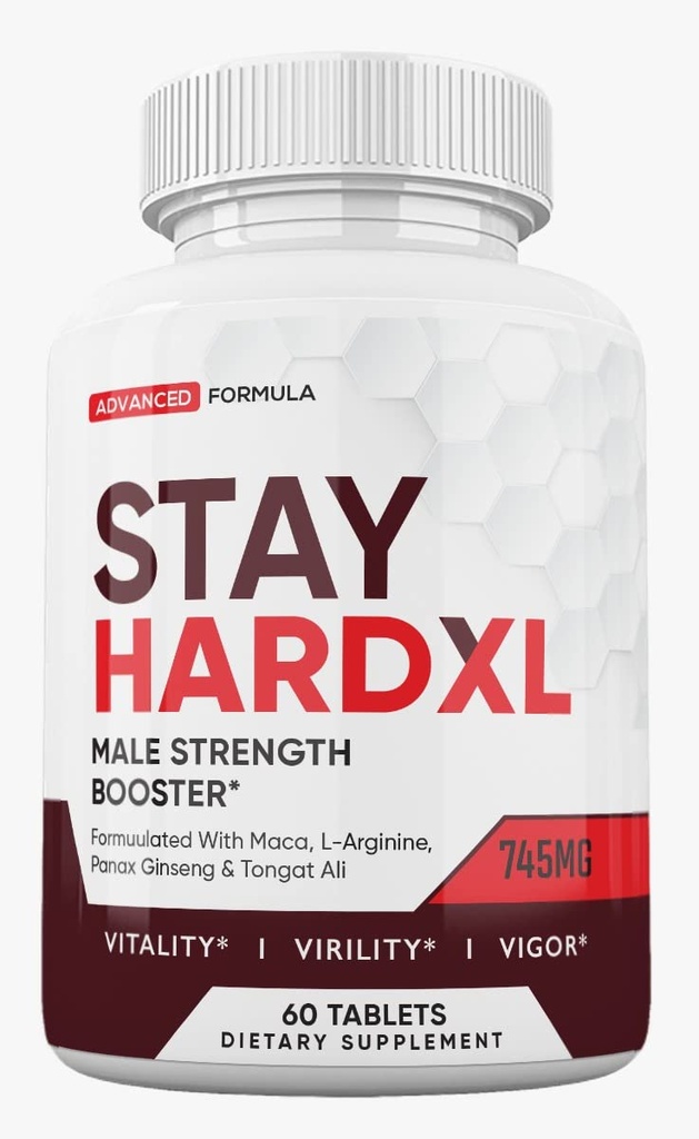 Zonata Stay Hard XL Supplement for Men is a Natural Formula Designed to Support and Sustain Men's Energy and Performance Levels, Stay Hard XL Promoting Overall Health and Vitality. (60 Tablets)