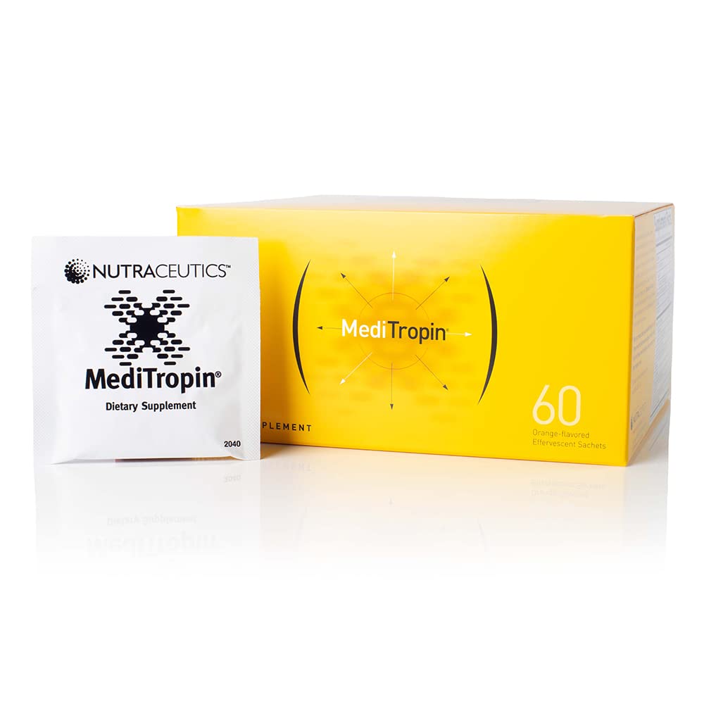 Meditropina – Suplemento Anti-Envejecimiento Aminoácidos para Adultos – apoya la producción de hormonas de crecimiento natural, vitalidad y recuperación – 60 Sachets