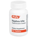 Rugby Nephro-Vite Vitamina B y C Complex Tablets - Suplemento dietético - 100 Cuenta (1 Pack)