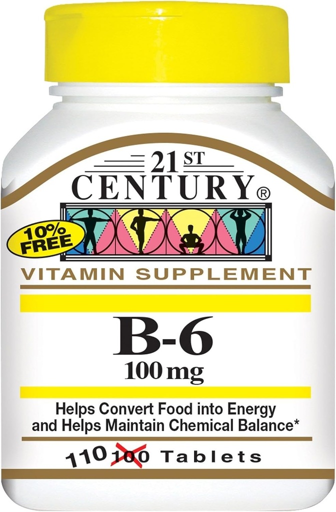 Siglo 21 B-6 100 mg - 110 Tabletas, Pack de 6