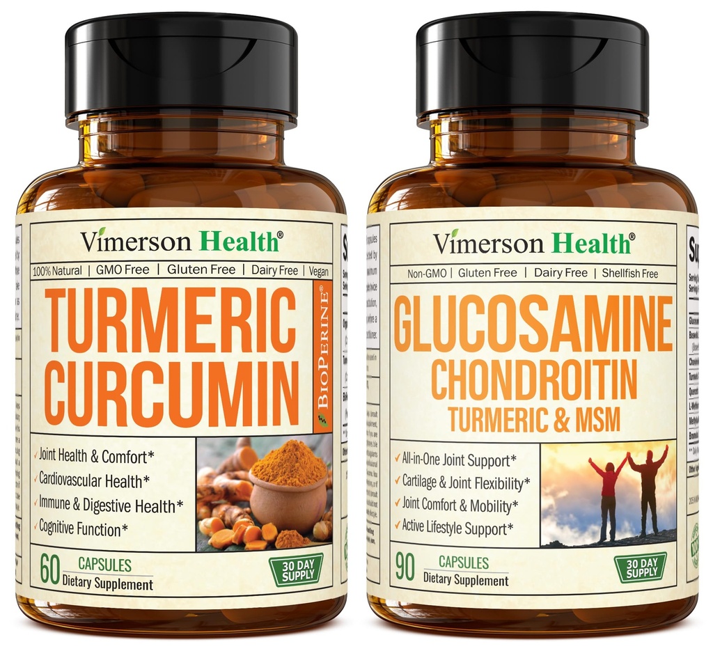 Curcumina Turmérica con extracto de cobre negro " Condroitina de Glucosamina