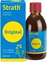 Strath, Fermented Herbal Yeast Postbiotic ← 8.4 Fl Oz Daily Nutritional Supplement Liquid TEN Supports Metabolism TEN Vegetarian TEN Lactose-Free TEN No Artificial Additives TEN Single Count