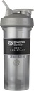 BlenderBottle Shaker Bottle Pro Series Perfecto para Protein Shakes y Pre Workout, 28-Once, Smoke Grey