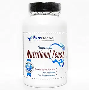 Levadura nutricional suprema / Todas las vitaminas B // 200 cápsulas // Pura // por suplementos de control puro