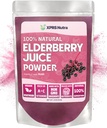 XPRS Nutra Elderberry Juice Powder - Elderberry Powder Organic Fruit Juice Mix - Powdered Elderberries Suplemento Rico en Vitaminas A y C (4 oz)
