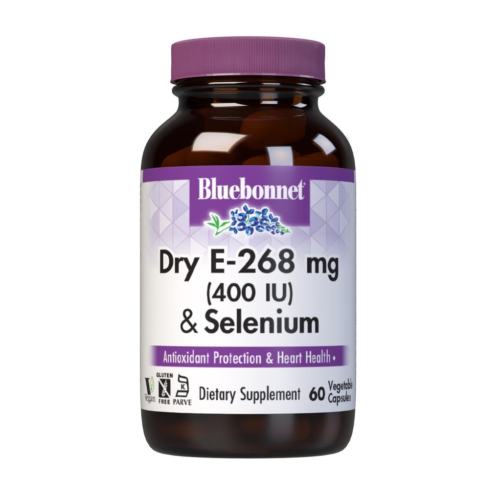 BlueBonnet Dry E-400 IU Plus Selenium Vegetarian Capsules, 60 Conde