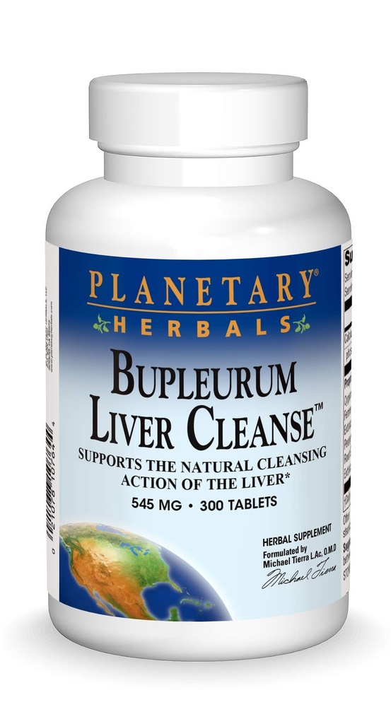 Herbales planetarios: Limpiador de hígado de Bupleurum 545 mg 300 Tablet