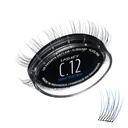 Lashify Curl 12mm Gossamer Eyelash Extensiones Rellenar en Ombre Blue, Easy DIY False Lashes para un look natural