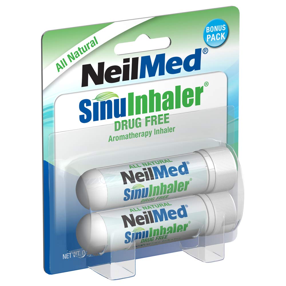 NeilMed SinuInhaler Natural Non Medicated Aromatherapy Inhaler (Bonus Pack) 2 Conde (Pack of 1)