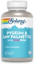 Solaray Pygeum y Saw Palmetto con Suplemento Cranactin, 180 Conde