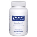 Encapsulaciones puras Cerebro Reiniciar Silencioso apoya la concentración, la claridad y la memoria asociadas con Brain Fog TEN 60 cápsulas*