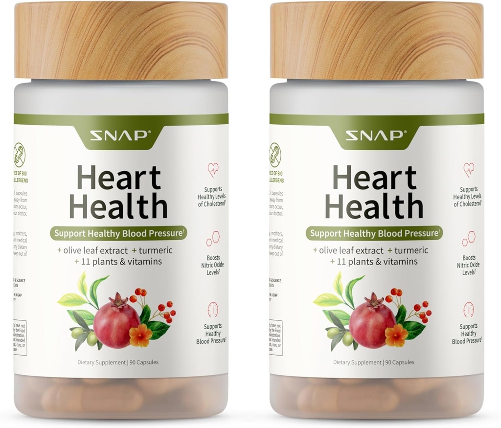 Suplementos Snap Health Suplementos y Suplementos de Circulación de Sangre, 180 cápsulas