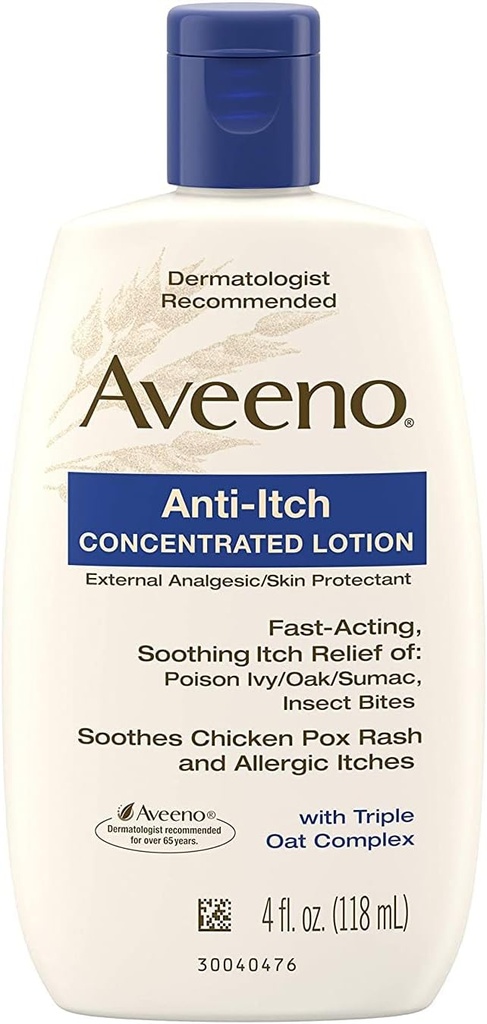 Loción concentrada de Aveeno Anti-Itch - 4 onzas