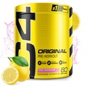 C4 Original Pre Workout Powder Pink Lemonade Vitamin C for Immune Support Sugar Free Preworkout Energy for Men & Women 150mg Caffeine + Beta Alanine + Creatine 60 Servings