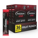 Pedialyte Sport Electrolyte Powder, Fast Hydration with 5 Key Electrolytes for Muscle Support Before, During, & After Exercise, Fruit Punch, 0.49 Oz Sachets 6 Count (Pack of 6)