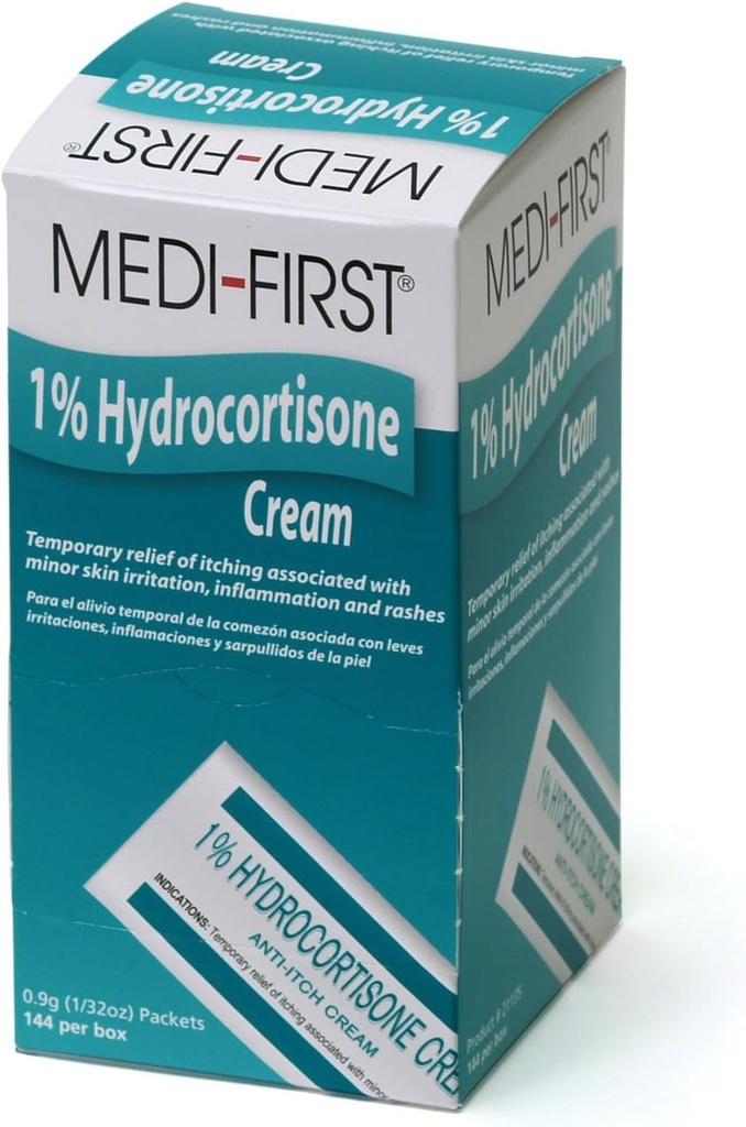 Paquetes de crema anti-Itch para primeros auxilios y kits de emergencia, 144 Pack
