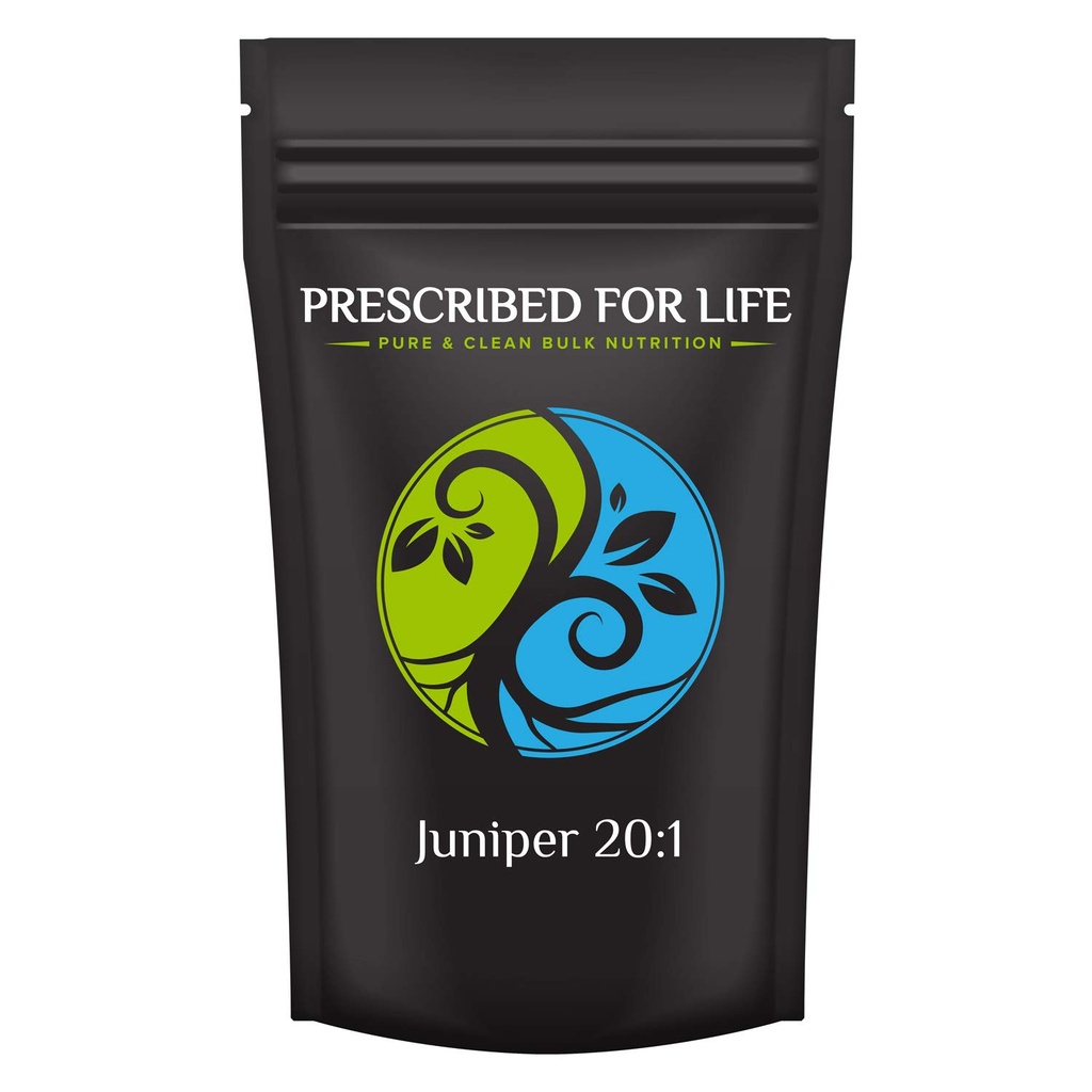 Prescribed For Life Juniper Powder 20:1 | Juniper Berries Supplement Rich in Vitamin C | Ground Juniper for Baking, Cooking and Dry Rubs | Juniperus communis (4 oz / 113 g)