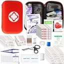 Kit de primeros auxilios para el hogar Esencial de primeros auxilios, 275 piezas kit de supervivencia Suministros de emergencia, Mini bolsa de engranaje con Esenciales básicos de primeros auxilios para casos de emergencia