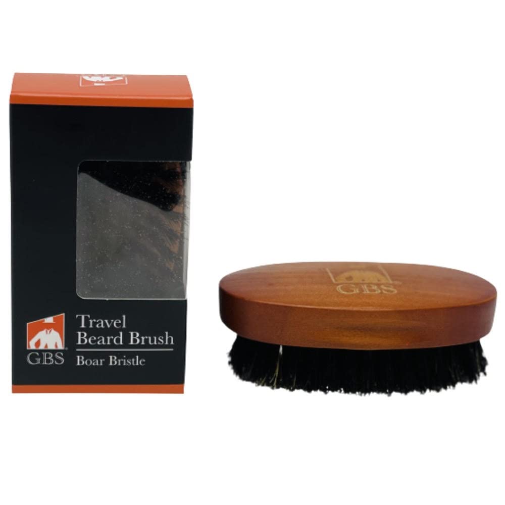 G.B.S Pincel de la barba 100% de mango de madera