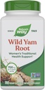 Natural Way Wild Yam Root, Women's Traditional Health Support*, 700 mg por 2-Capsule Serving, Non-GMO Project Verified, 180 Vegan Capsules (Packaging May Vary)