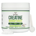 Cretina Monohydrate Powder 1.1lbs (100 Servings of 5 Grams Every - Third Party Tested Micronized Creatine Powder) (with Scoop) (Creatina Monohidratada) por Madera Doble
