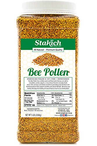 Stakich Bee Pollen (5 libras (Pack of 1))