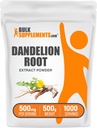 BulkSupplements.com Dandelion Root Extract Powder - Dandelion Root Supplement, Herbal Supplement - Vegan & Gluten Free, 500mg per Serving, 500g (1.1 lbs) (Pack of 1)