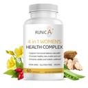 Suplemento Complejo de Equilibrio Hormonal Femenino 4-en-1   Rosehip, Pueraria " Evening Primrose with Soy Isoflavones ¦ Menstrual Cycle, Menopause, Energy Level " Healthy Skin Support
