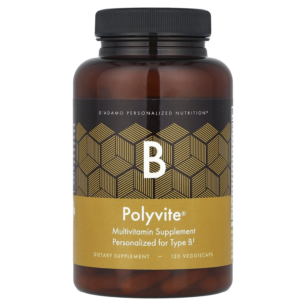D'Adamo Personalized Nutrition - Polyvite B 120 vcaps