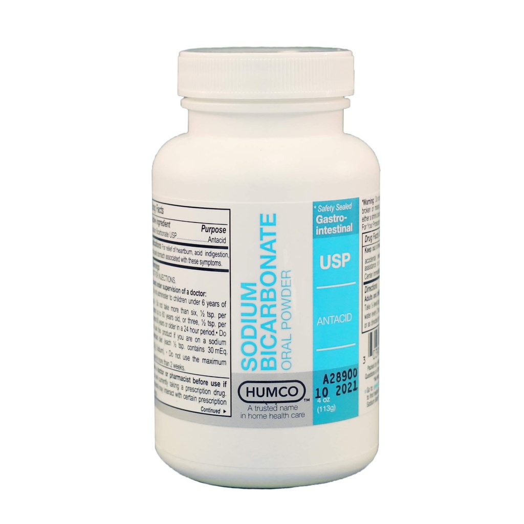 Humco Sodium Bicarbonato Polvo, Oral, 1 lb.