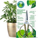 Tijeras de planta de alta calidad resistentes 100% acero inoxidable, pinzas de jardín ultra-precise para la propagación " Trimming ¦ Rust-Resistant, Easy Clean Pruning Shears