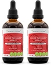 Secretos de la Tribu - Secreto de Presión de Sangre, Fórmula de Circulación Saludable, Suplemento Herbal Tiradas de Liquio Libre de Alcohol (2x4 fl oz)