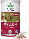 ORGANIC INDIA Psyllium Husk Powder Organic - Psyllium Husk Fiber Supplement, Digestion Support, Vegan, Gluten-Free, Non-GMO, Soluble & Insoluble Fiber Source - 12 oz (Pack of 1)