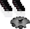(60 Pcs) Minifit Prowax Wax Guards Filtros para Oticon Hearing Aids,Oticon Minifit Hearing Aids Replacement Parts Supplies Kit de limpieza Accesorios(10 Packs)