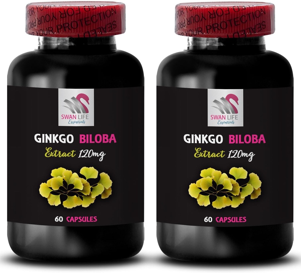 Soporte antioxidante botánico - GINKGO BILOBA EXTRACT - Beneficios de la hoja de Ginkgo biloba, Extracto antioxidante herbal, Beneficios antioxidantes Ginkgo biloba, hierba de Ginkgo biloba, Planta de base 2Bot 120Caps