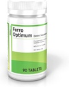 FitForMe Bariatric Multivitamins Suplemento de hierro después de la manga gástrica - Una tabla de Ferro Optimum Día - 90 días de suministro de hierro ferroso (Booster de hierro para óptimo Chewable)