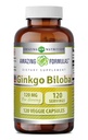 Fórmulas increíbles Ginkgo Biloba 120 Mg Suplemento 120 Capsules ← Estándarizado para Contener 24% Ginkgo Flavone Glycosides ← Non-GMO TEN Gluten Free TEN Made in USA
