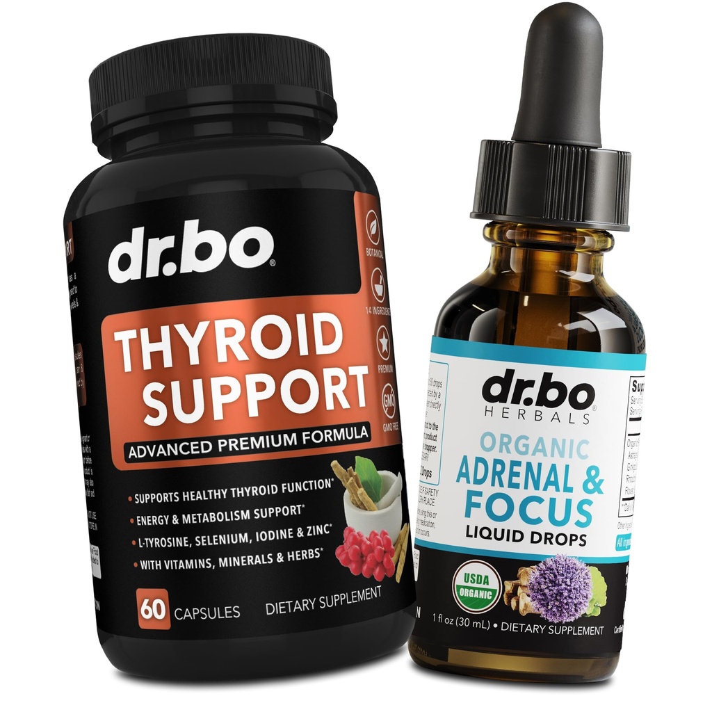 Soporte para tiroides " gotas de enfoque arenal - Complejo de suplementos de tiroides con Iodina de Selenio L-Tyrosine " Suplementos de soporte arenal orgánico Focus Liquid Drops - Cerebro natural y memoria Fatiga Atención
