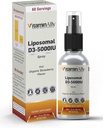Liposomal Liquid Vitamin D3-5000IU Spray | 2 Month Supply |1 fl oz | Non-GMO | Sugar Free| Gluten Free | Travel Friendly | Supports Bone Health, Immune System and Healthy Mood