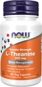 Ahora Alimentos: L-Theanine Stress Management 200 mg, 60 caps (2 Pack)