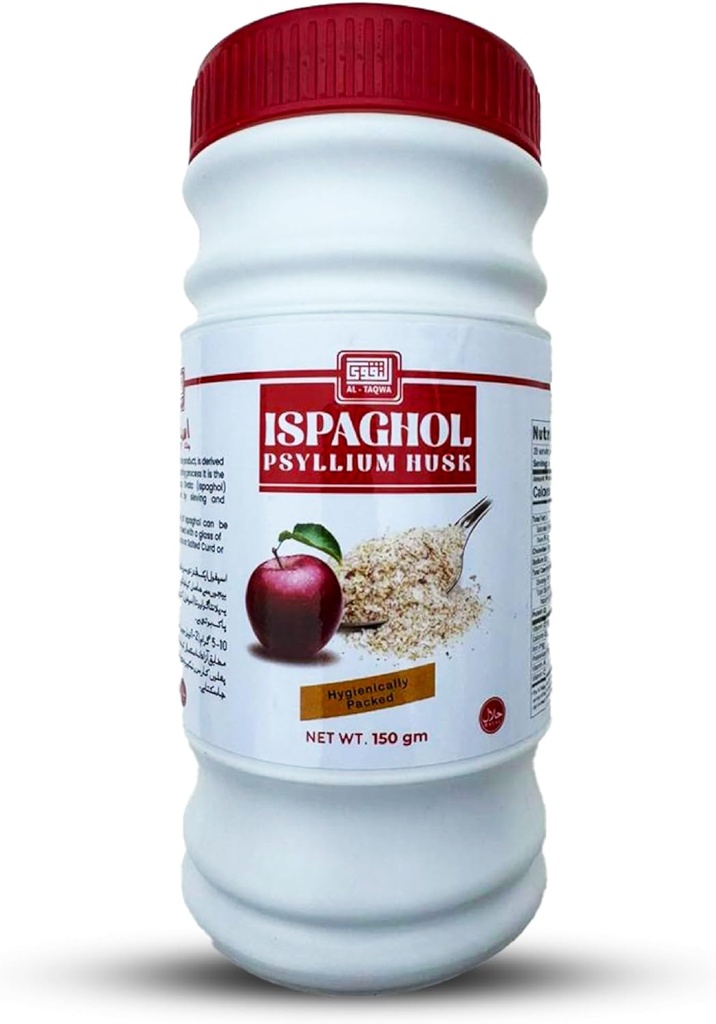 AL-TAQWA Psyllium Husk Powder, Psyllium Husk, Non-Flavored, Psyllium Husk Whole, Psyllium Fiber, Isabgol Psyllium Husk, Ispagol