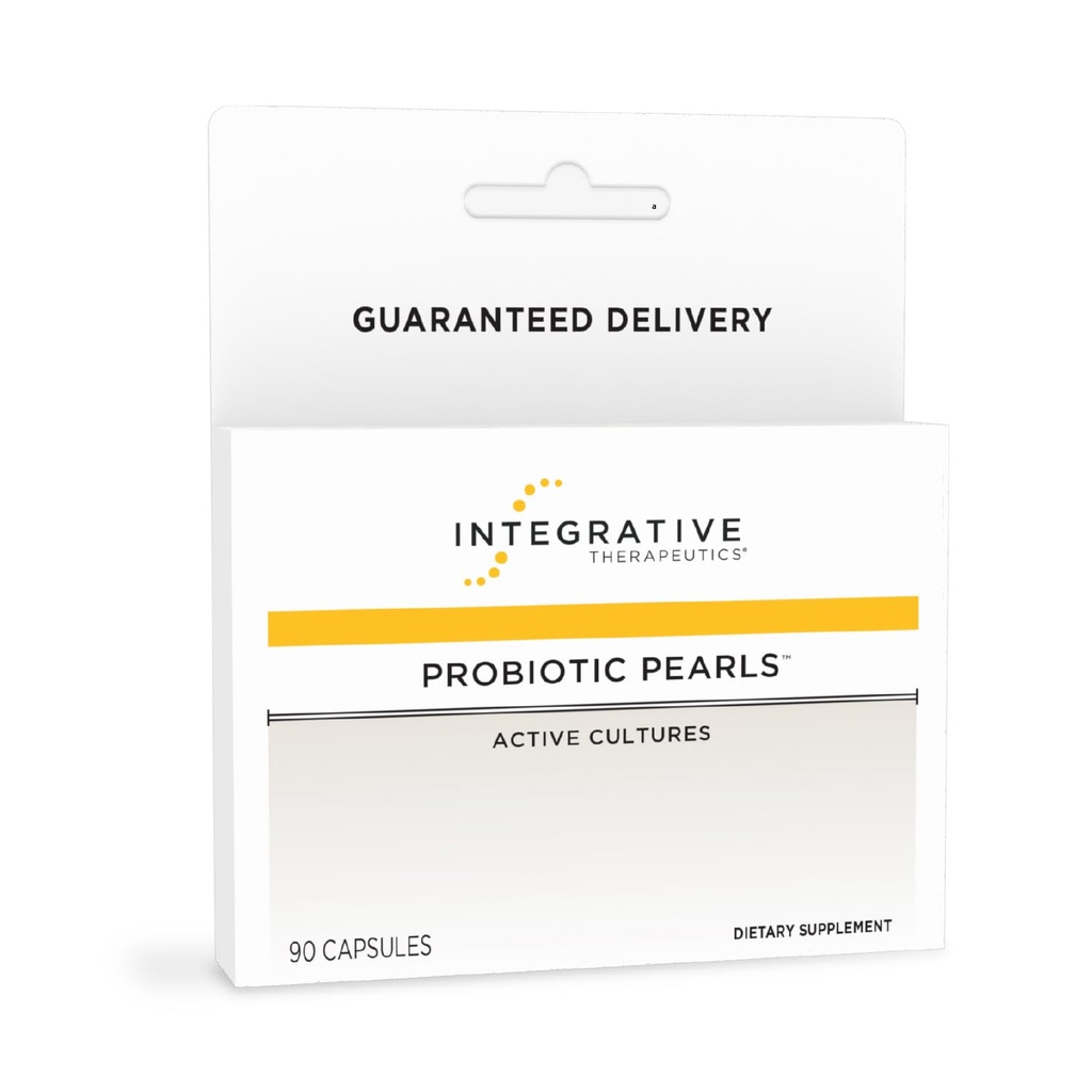 Integrative Therapeutics Probiotic Pearls - Daily Digestive Supplement for Gut Health Support* - Probiotic Capsules for Immune Health Support* - Soy-Free - 90 Count (90 Servings)